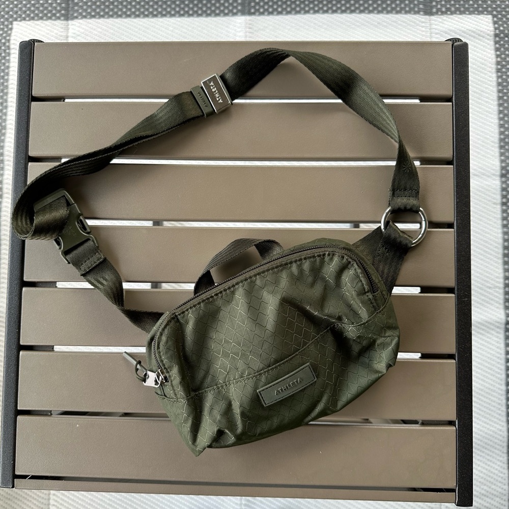 Athleta Olive Green Belt Bag